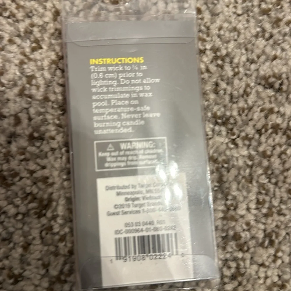 NIB birthday candle